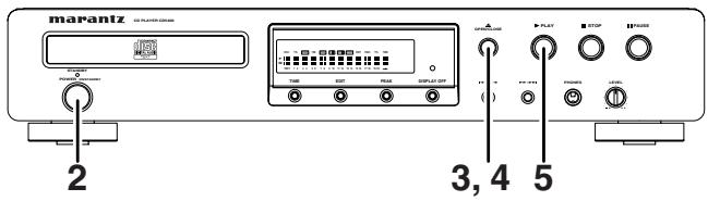 MARANTZ CD5400 - Playing CDs - 1