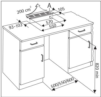 AEG S60176TK - Encastrement sous un plan de travail continu - 1