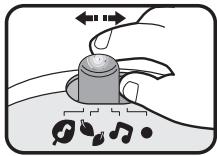 VTECH MON LUMI MOBILE PARLANT - Selecteur marche/arret/mode « musique et SONS - 1