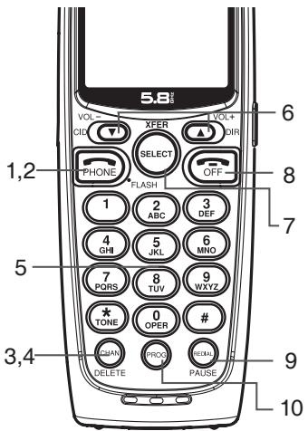VTECH IA5874 - Touche 'program - 1