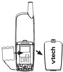 VTECH IA5874 - Remplacer le bloc-piles du combiné - 1
