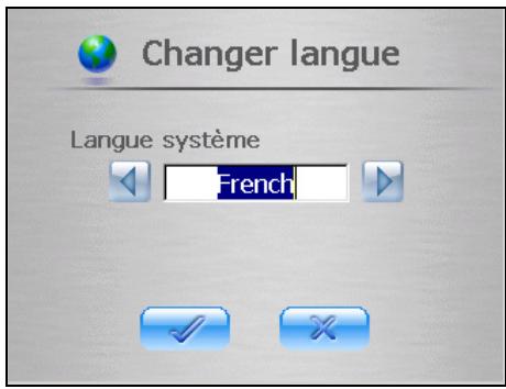 MIO 268 - Changer langue - 2