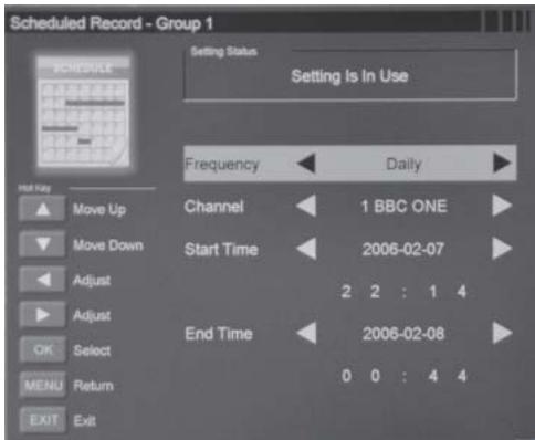 HAIER LE22G690CF - Guide des programmes électroniques (EPG) - 1