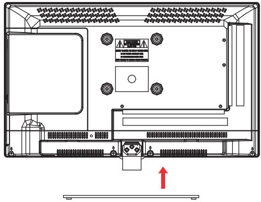 HAIER LE22G690CF - Les pièces nécessaires pour installer le pied (fournies) - 5