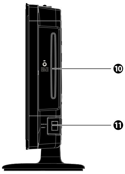 CONTINENTAL EDISON LC-22G91DVB-T+DVD - Panneau de contrôle / lecteur DVD - 2