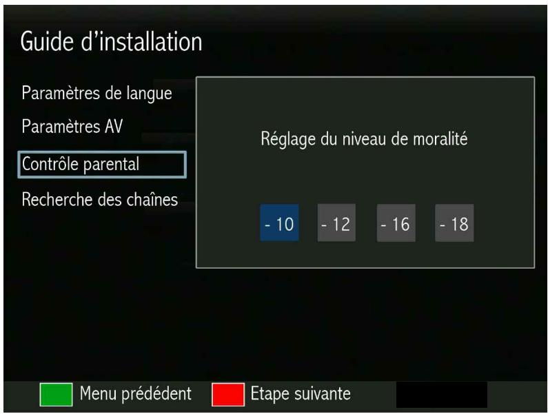 OPTEX STARCOM 9947-HD - Choisir l'age du niveau MORAL - 1