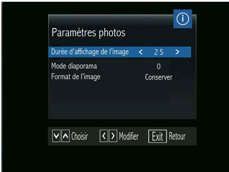 OPTEX STARCOM 9947-HD - Le sous MENU USB (paramètres photo) - 1