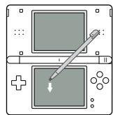 NINTENDO DS FLASH_FOCUS - Commandes de BASE sur l'écran tactile - 1