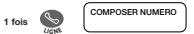 FRANCE TELECOM GALEO 6050 - message suivant Observations :affiche : - 1