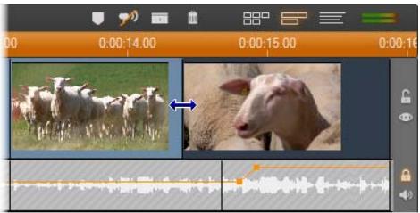 PINNACLE STUDIO ULTIMATE - Pour effectuer une coupe en l : - 3