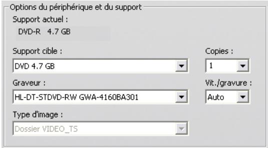 PINNACLE STUDIO ULTIMATE - Options du périphérique et du support - 1