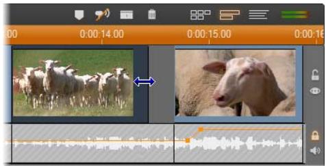 PINNACLE STUDIO ULTIMATE - Pour effectuer une coupe en l : - 2