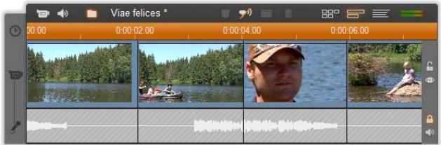 PINNACLE STUDIO ULTIMATE - Pour effectuer un montage par insertion sur la piste vidéo : - 3