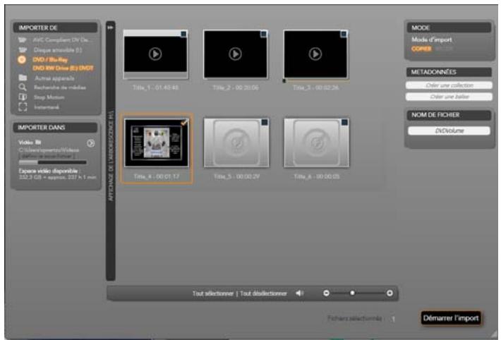 PINNACLE STUDIO ULTIMATE - L'assistant d'import dans studio - 3