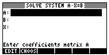 HP 42S - Utilisation de la résolution numérique pour les systèmes linéaires - 2