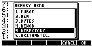 HP 42S - CHOOSE-boxes ou Soft MENU - 3