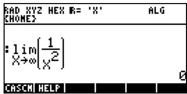HP 42S - Fonction lim - 3