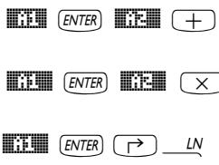 HP 42S - Opérations simples avec les objets algébriques - 17