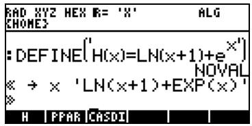 HP 42S - Définir et utiliser des fonctions - 3