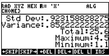 HP 42S - Echantillon contre population - 3