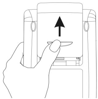 HP 42S - Pour installer les piles principales - 1
