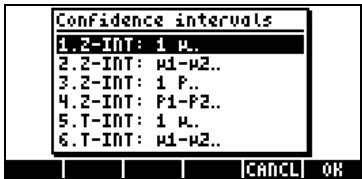 HP 42S - Intervalles de confiance - 1