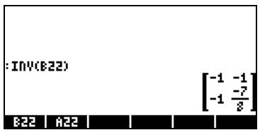 HP 42S - La matrice inversée - 2