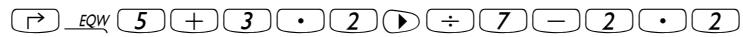 HP 42S - Examples de calculs avec des nombres réels - 6