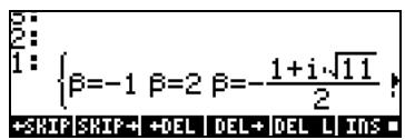 HP 48GX - Fonction SOLVE - 7