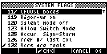 HP 48GX - Choose-boxes ou soft MENU - 4