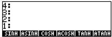 HP 48GX - Fonctions hyperboliques et leurs inverses - 10