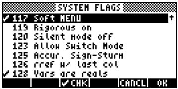 HP 48GX - Choose-boxes ou soft MENU - 5