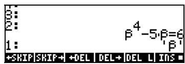 HP 48GX - Fonction SOLVE - 6
