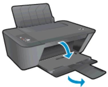 HP DESKJET 1510 - Ouverture du bac de sortie - 1