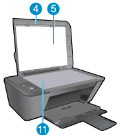 HP DESKJET 1510 - Composants de l'imprimante - 1