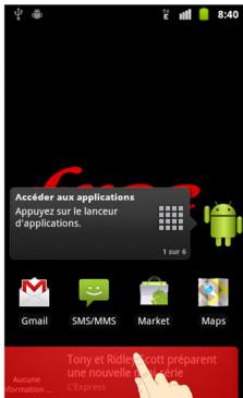 ZTE BLADE S6 - Suppression d'éléments de votre écran d'accueil - 2