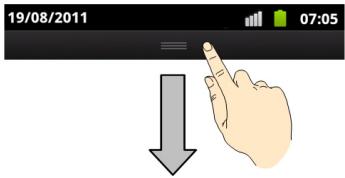 ZTE BLADE S6 - Utilisation du panneau de notification - 1