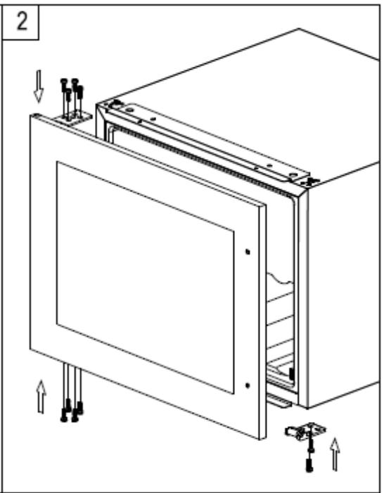 AVINTAGE AV54 SXDZ,  AV54SXDZ - Inverser le SENS d'ouverture de la porte - 2