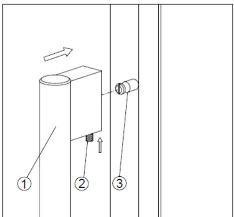 AVINTAGE AV54 SXDZ,  AV54SXDZ - Installation de la poignee - 1