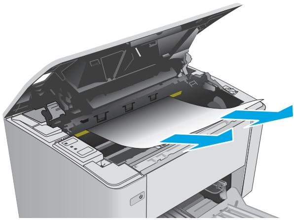 HP LASERJET PRO M102A - Elimination des bourrages papier dans le bac de sortie - 4