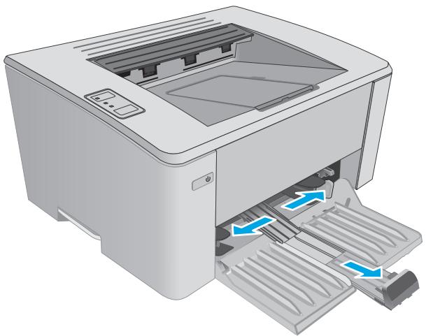HP LASERJET PRO M102A - Chargement du papier dans le bac d'alimentation - 3