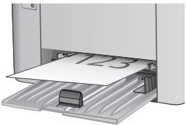 HP LASERJET PRO M102A - Chargement du papier dans le bac d'alimentation prioritaire - 5