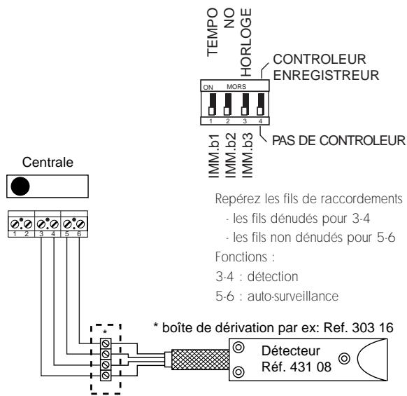 LEGRAND 432 03 - Câblage d'un seul détecteur - 1