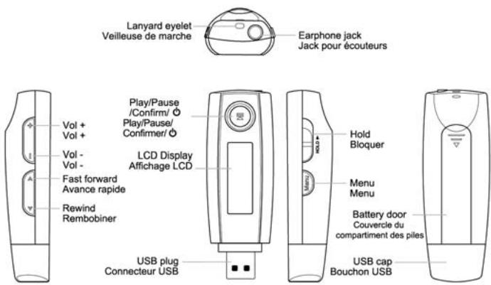 EMTEC LECTEUR MP3 C210 - Caractéristiques - 1