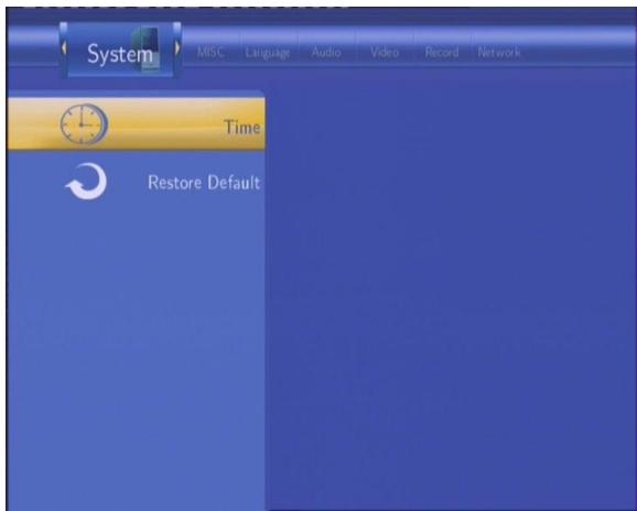 EMTEC MC R700 - Changer les paramètres de système - 1