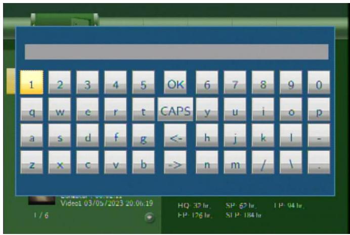 EMTEC MC R700 - Renommer les vidéos - 5