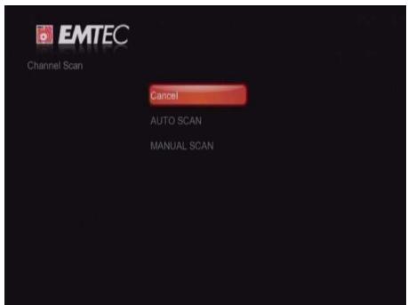 EMTEC HDD FULL HD (1080P) LECTEUR & ENREGISTREUR S800H - Changement des paramètres TNT (S800H) - 1