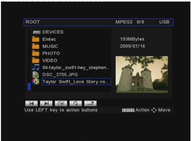 EMTEC LECTEUR MULTIMDIA COMPACT N120 - Liste de fichiers - 1