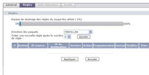 ZYXEL PRESTIGE 660HW - Pare-feu - ouvrir les ports - 1
