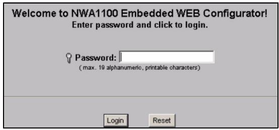 ZYXEL NWA1100, NWA1100-N, NWA1121NI, NWA1123-NI - Ouvrez une session dans le configurateur web - 3